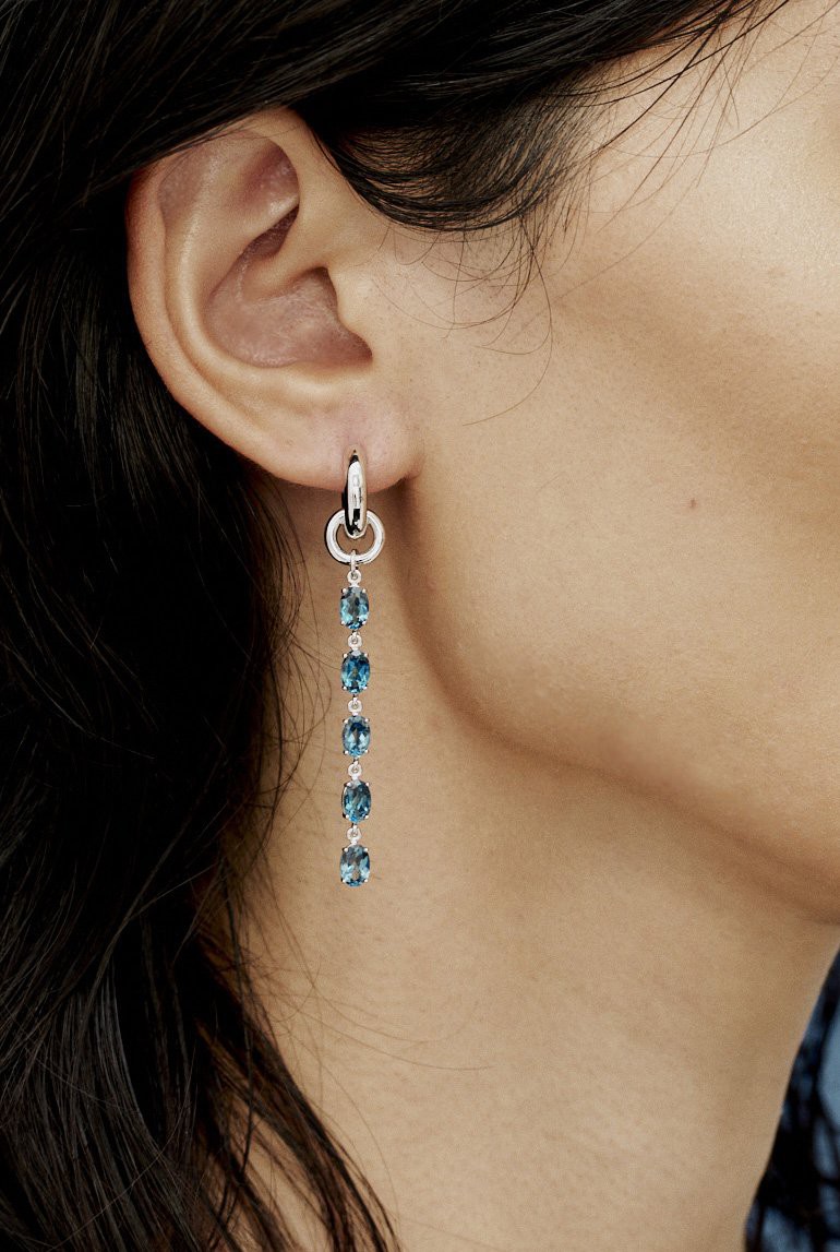 Stranded Cycle Hoops, London Blue Topaz