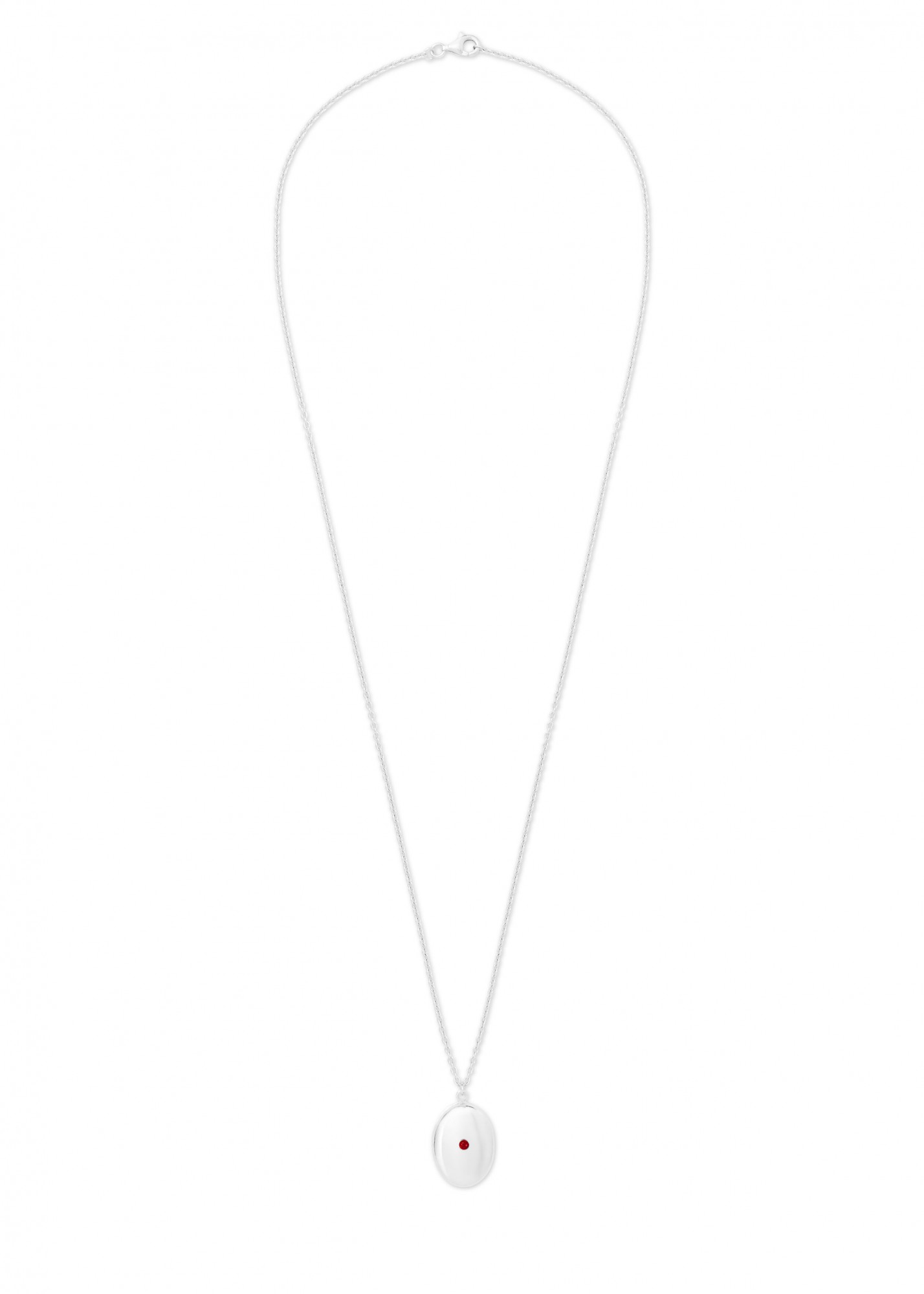 Love Anya Locket Necklace, Ruby