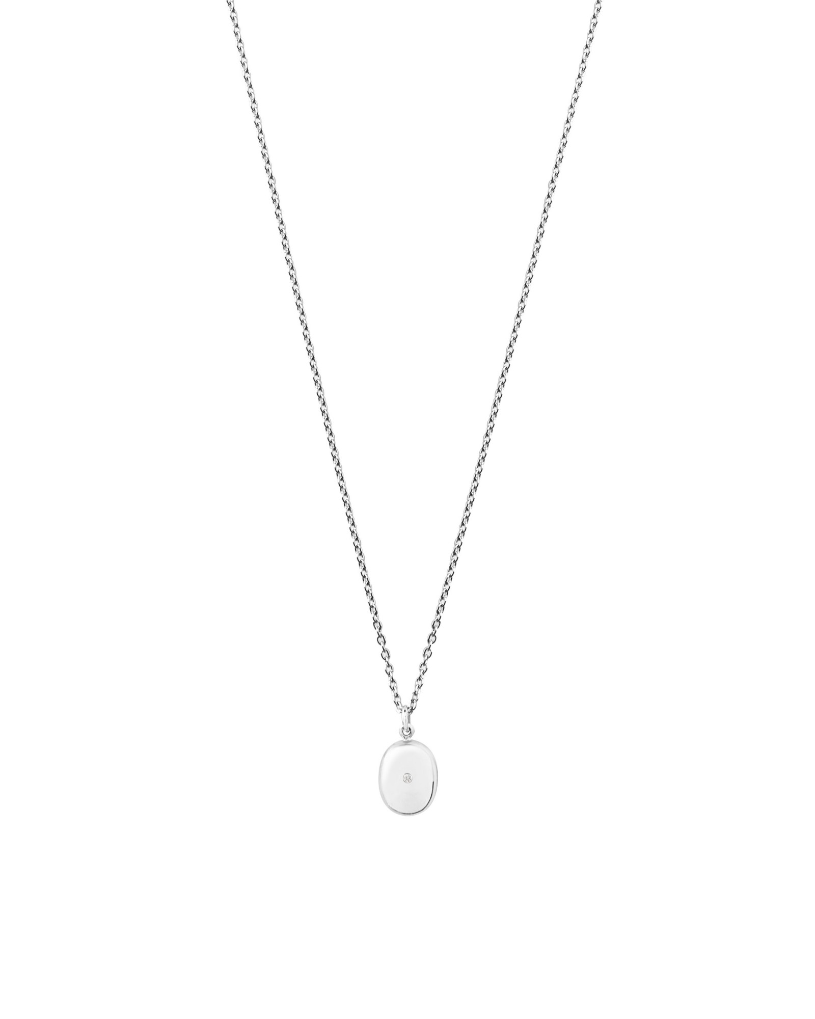 Baby Diamond Locket Necklace (Personalize)