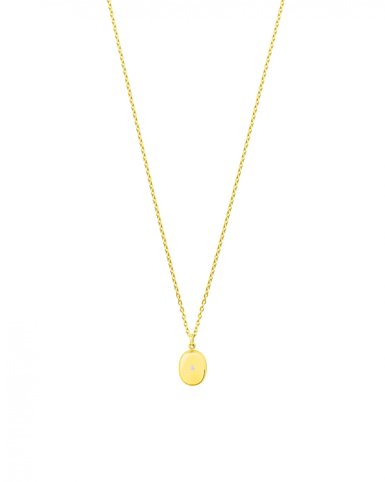 Baby Diamond Locket Necklace (Personalize)