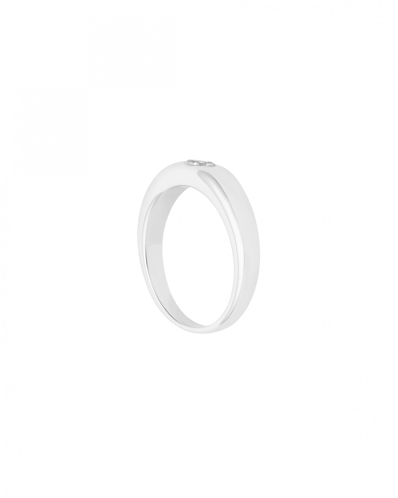 Baby Ying Ring, White Sapphire