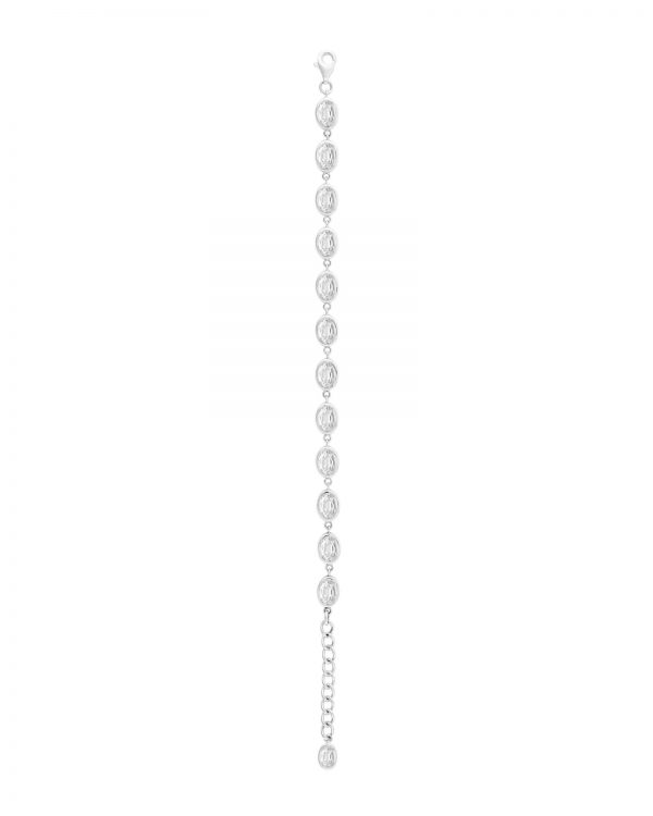 Baby Ying Bracelet, White Sapphires