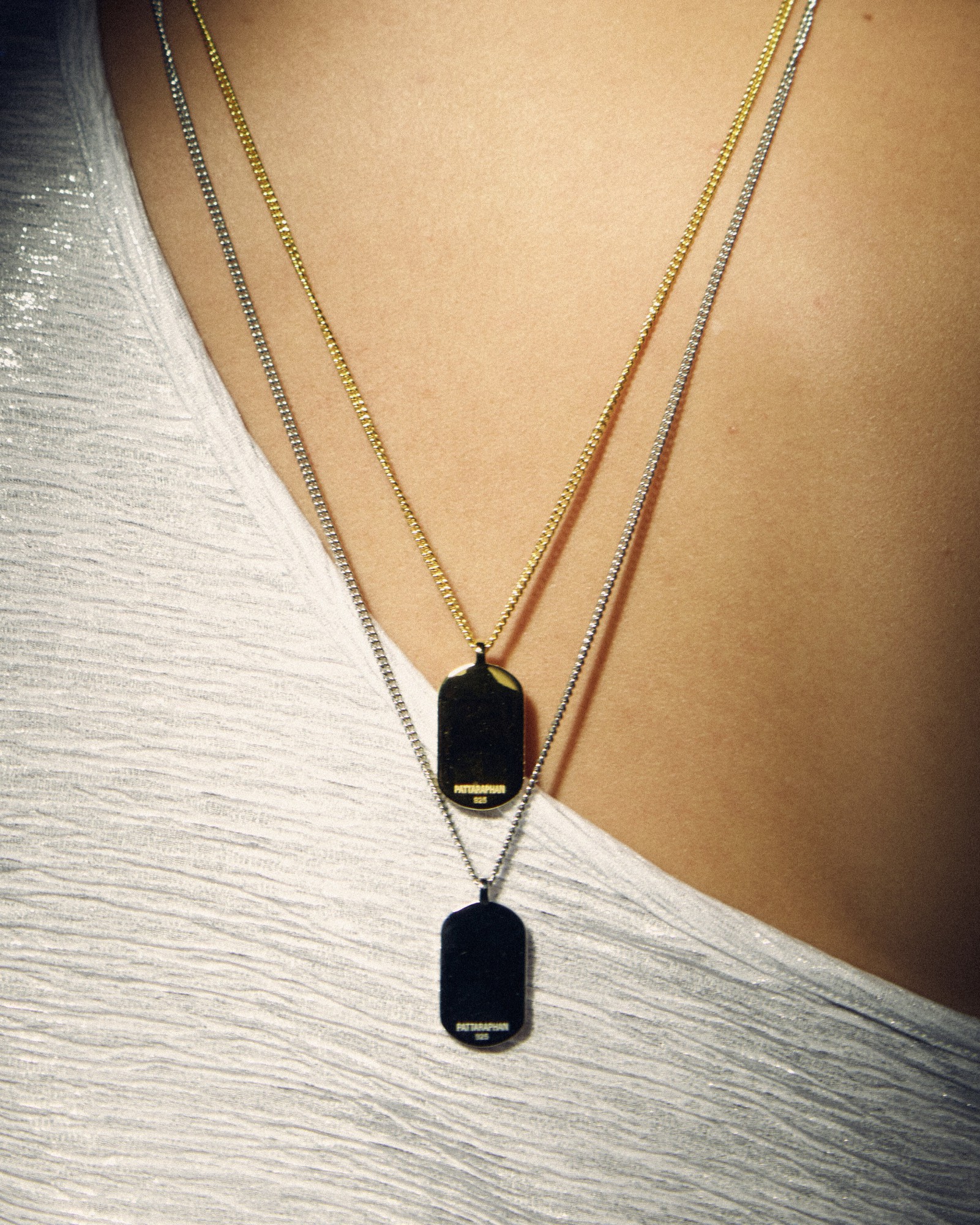 Pavé Singular ID Necklace