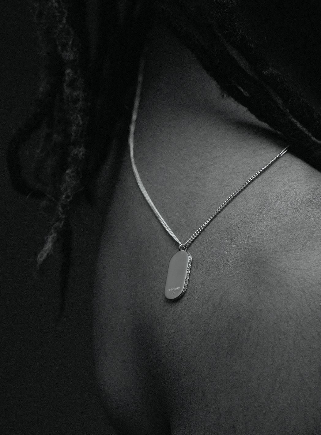 Pavé Singular ID Necklace