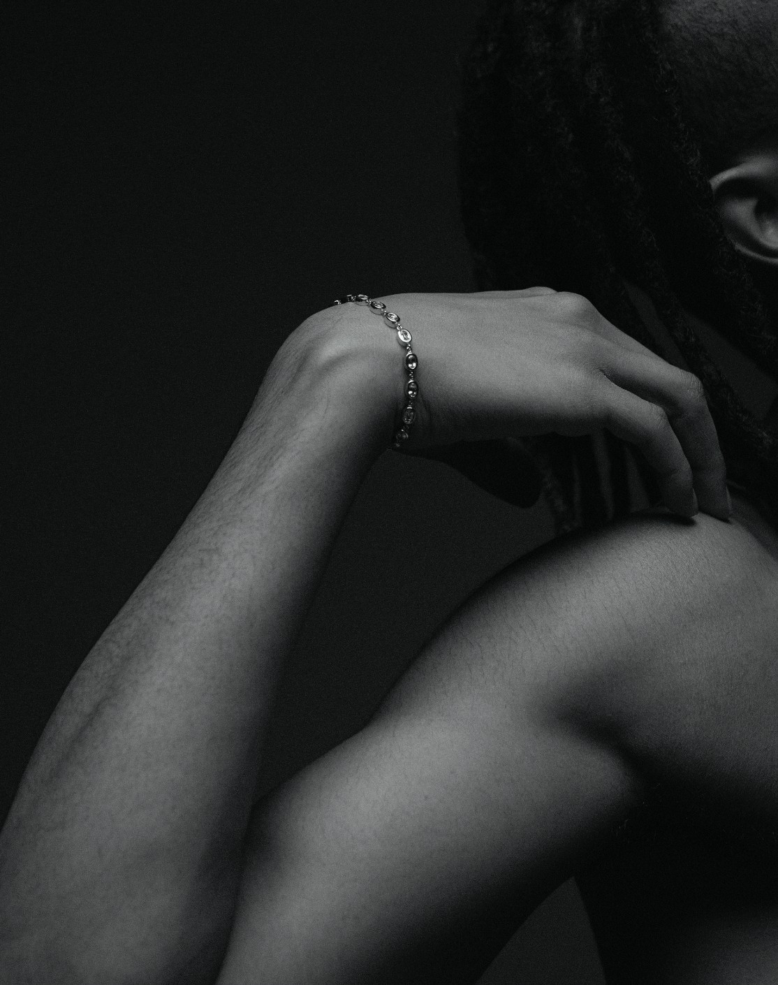 Baby Ying Bracelet, White Sapphires