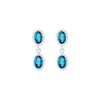 Pattaraphan-Baby Duo Ying Earrings-London Blue Topaz