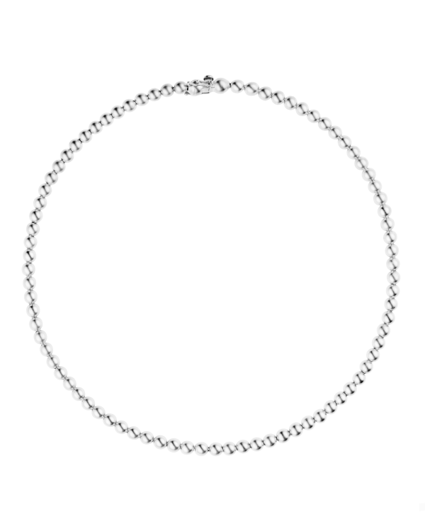 Baby Cycle Necklace, Satin Finish