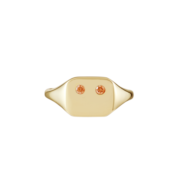 Emi Signet Ring, Citrine