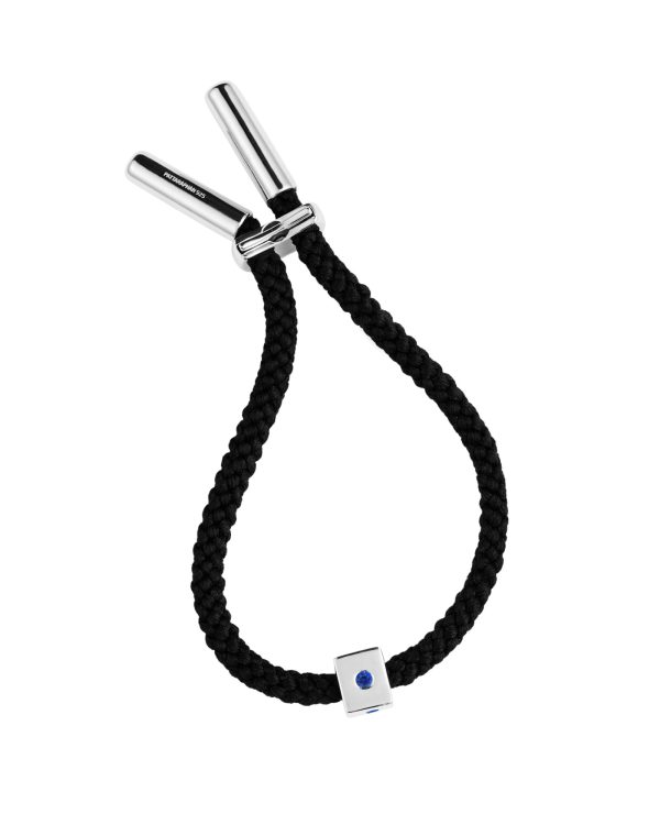 Maii Stoned Cube Bracelet, Blue Sapphire